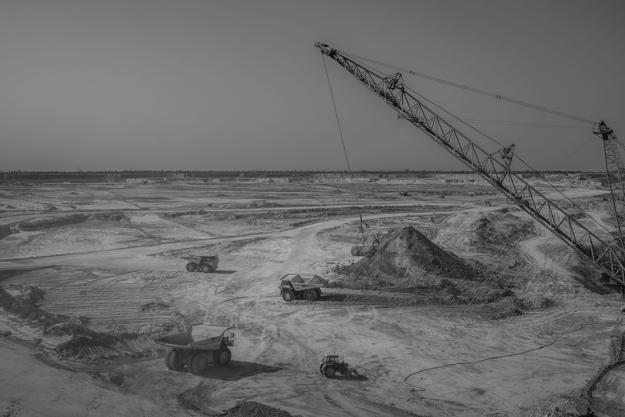 Mine de phosphates des industries chimiques du Sénégal - Indorama dans la région de Thiès