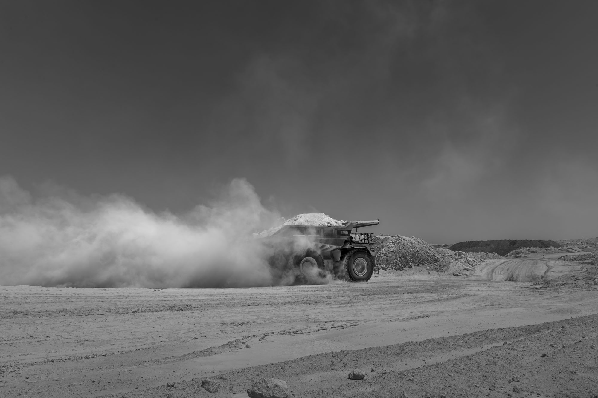 Laverie du phosphate, Mdhilla, Tunisie.