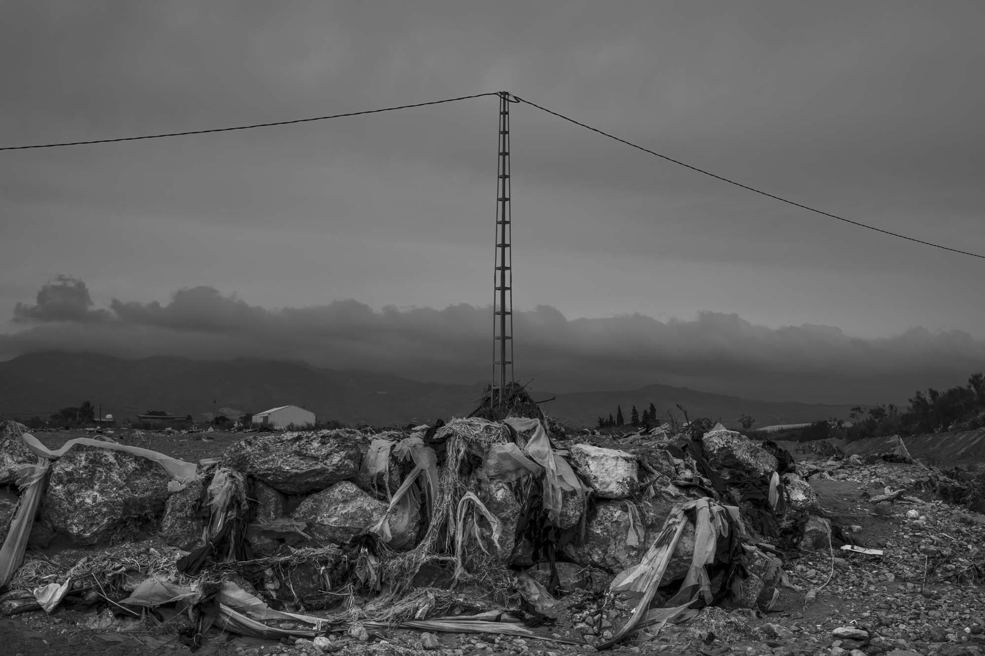 Déchets de serre et de sacs d’engrais. Atochares – Andalousie (ES)